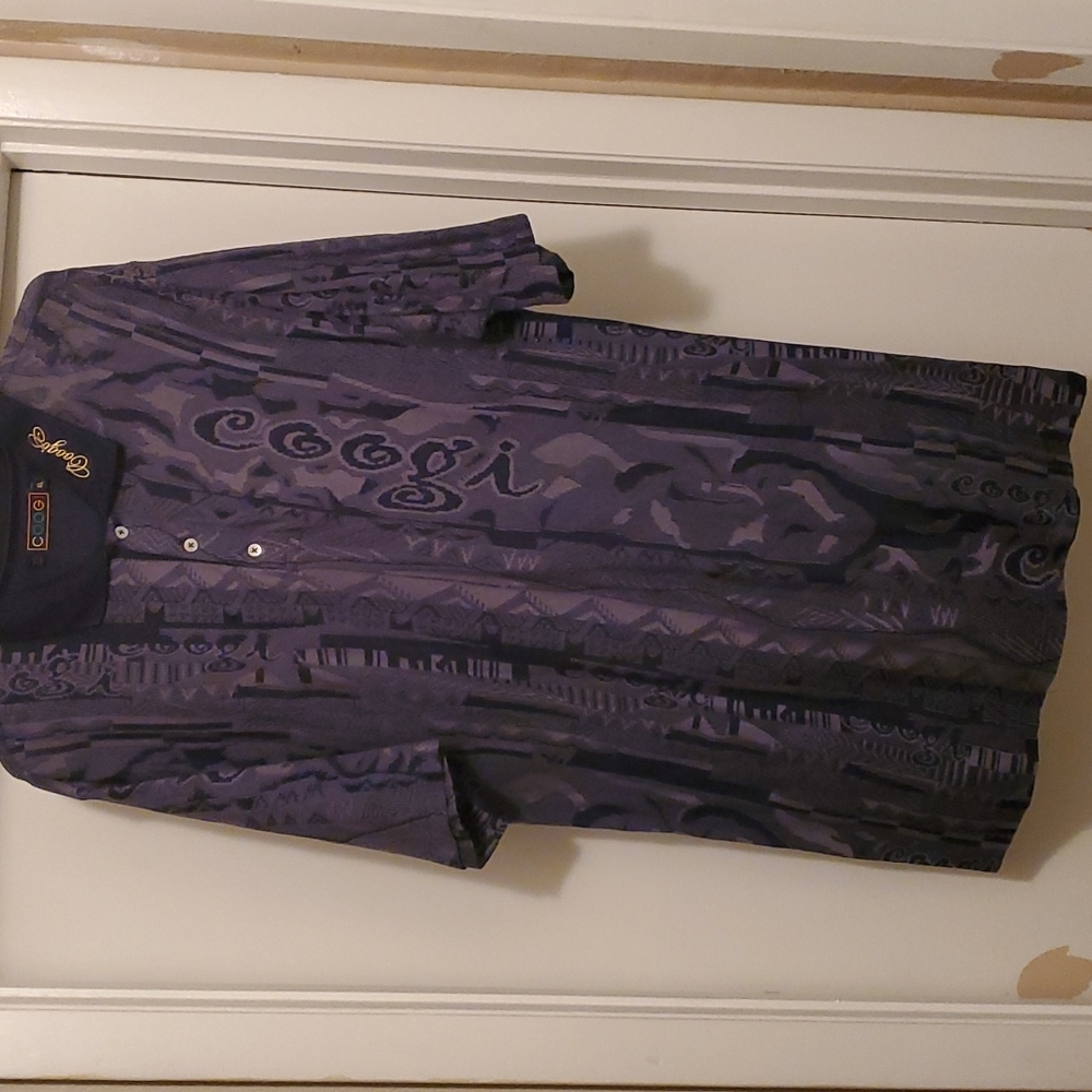 Coogi Set Pants and Shirt XL Dark Blue